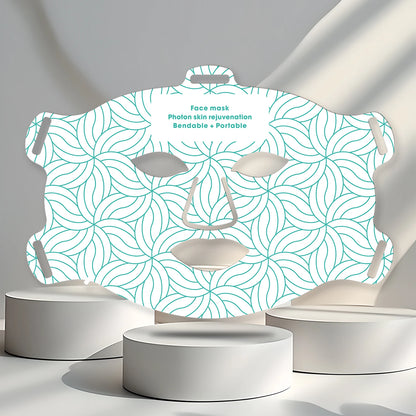 460nm 590nm 630nm 850nm Infrared Red Light Therapy Dual Handle LED Facial Mask Wrinkle Remover Skin Tightening Rejuvenation 240