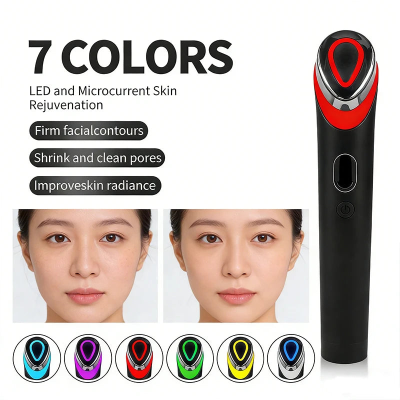 7 Colors Age-R Booster Pro Facial Skin Care Anti-Wrinkle Beauty Device Massager for Home Use