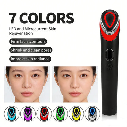 7 Colors Age-R Booster Pro Facial Skin Care Anti-Wrinkle Beauty Device Massager for Home Use