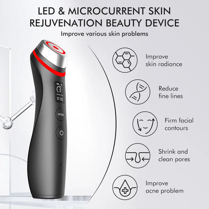 2024 Age Booster Pro Home Skincare Anti-aging Beauty Device Portable Light Therapy Essentials Acne Treatment Device
