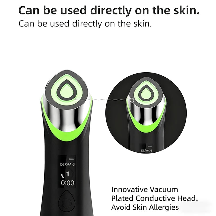 Glass Glow Booster Facial Neck Skin Lifting and Firming Anti-Wrinkle Anti-Puffiness Device for Skin Rejuvenation