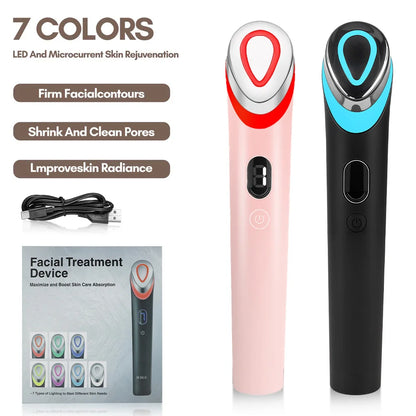 7 Colors Age-R Booster Pro Facial Skin Care Anti-Wrinkle Beauty Device Massager for Home Use