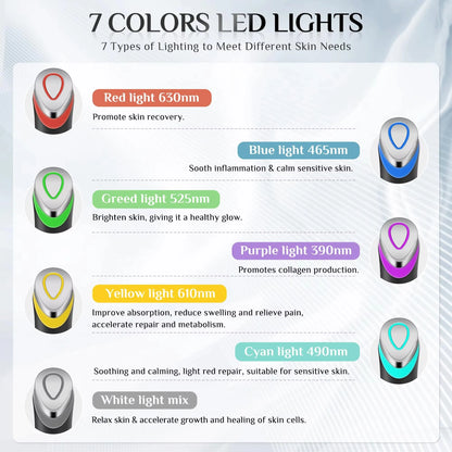 7 Colors Age-R Booster Pro Facial Skin Care Anti-Wrinkle Beauty Device Massager for Home Use