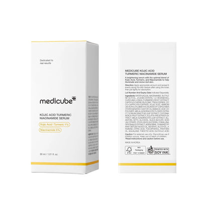 medicube Kojic Acid Turmeric Clarifying &amp; Balancing Capsule Serum for Troubled Skin | Soothing &amp; Brightening Facial Serum