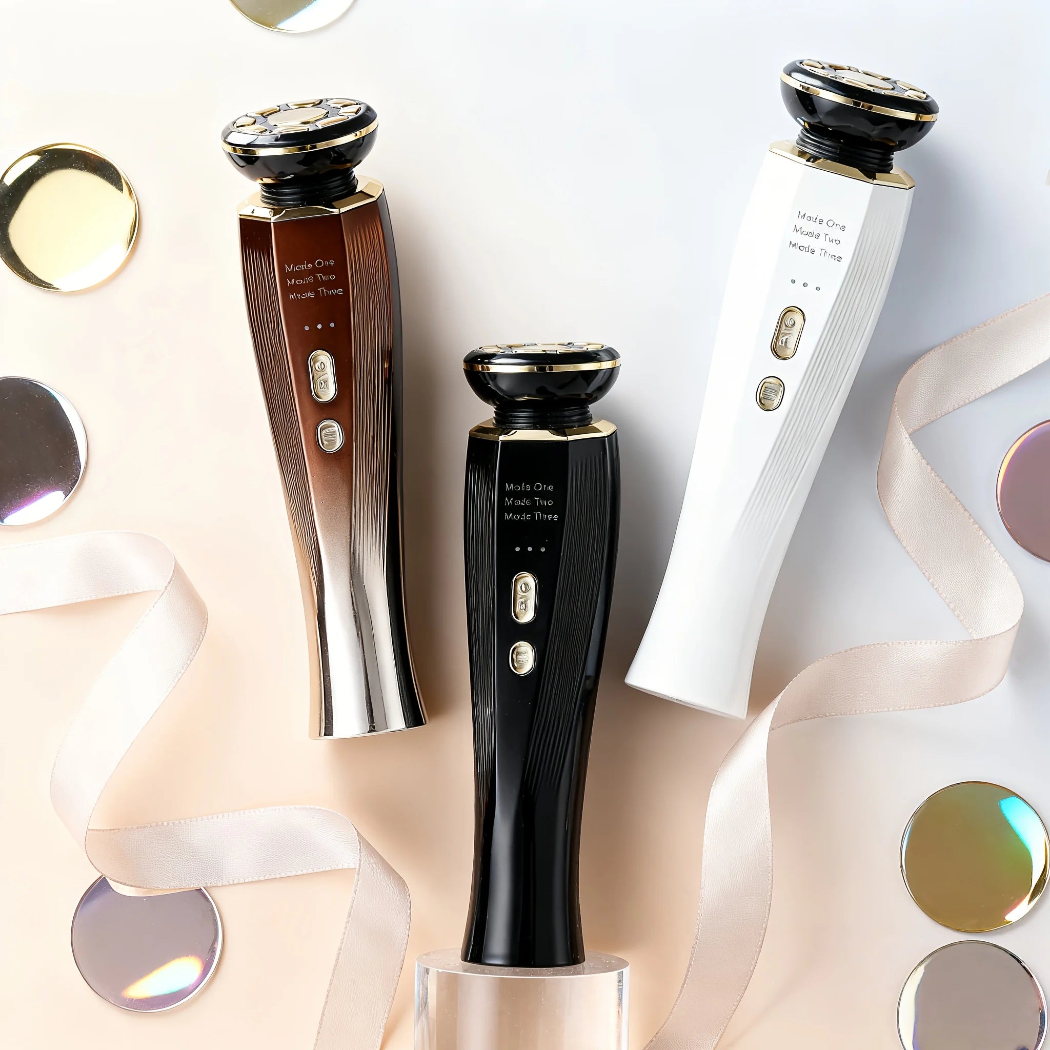 Facial and neck massage skin care auxiliary tool beauty instrument, eye massager, USB charging beauty device, New Year&