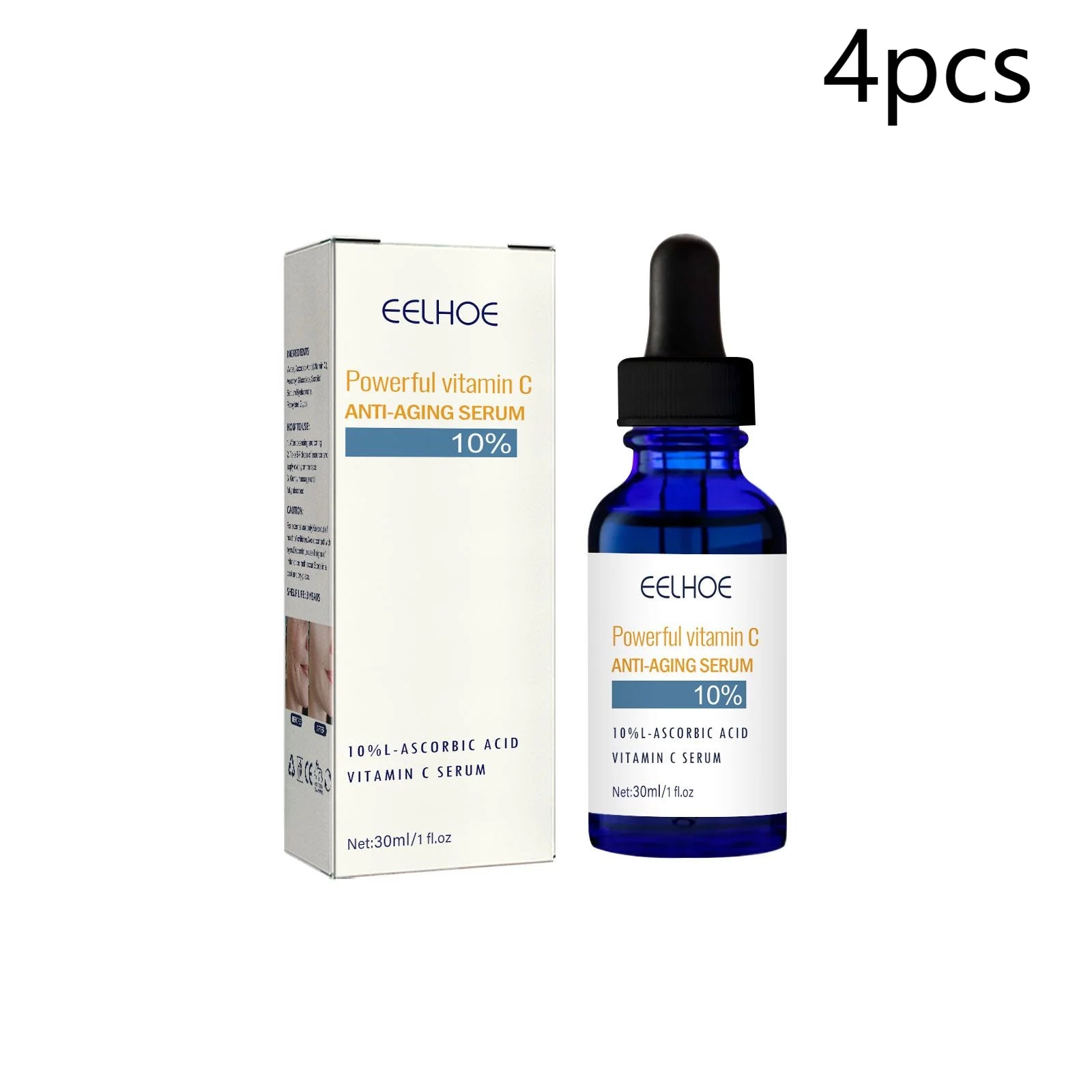 Vitamin C Anti-Aging Serum, Hydrating &amp; Firming Facial Treatment, Smooths Fine Lines for Youthful Skin