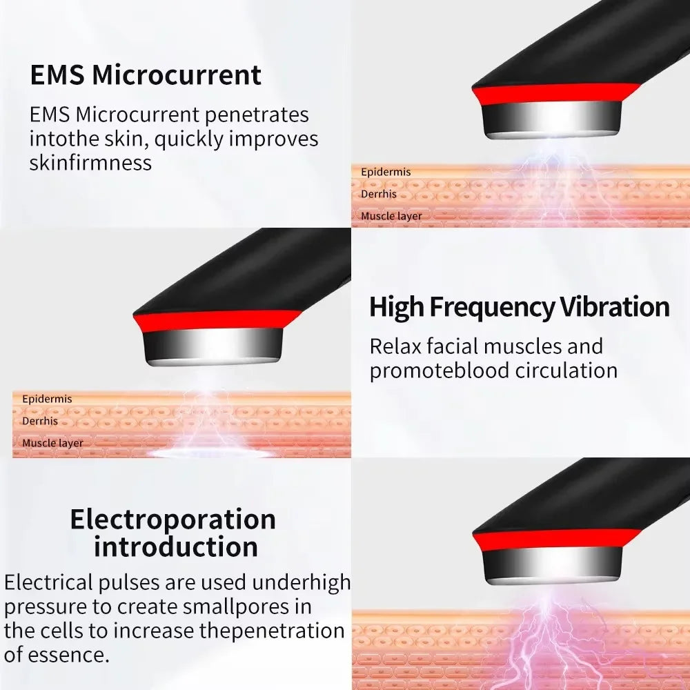 7-Color LED Facial Lifting Wand – Ager Booster Pro
