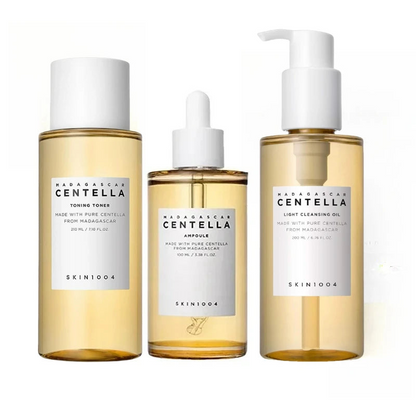 Centella Three Piece Toner Cleansing Oil Serum