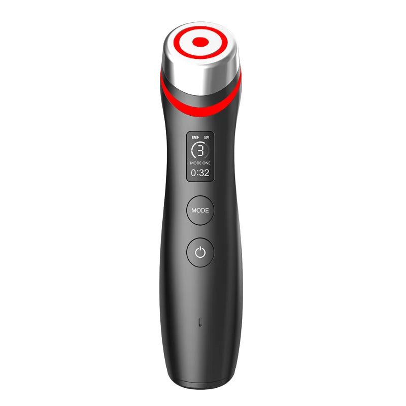 5-Color LED Light Skin Rejuvenation EMS Microcurrent Vibration Massager - Portable Beauty Device for Home Use