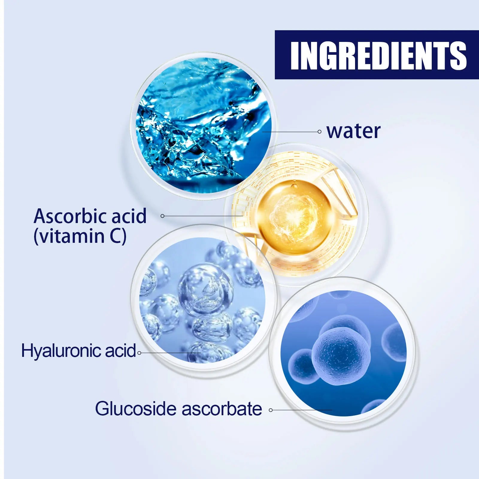 Vitamin C Anti-Aging Serum, Hydrating &amp; Firming Facial Treatment, Smooths Fine Lines for Youthful Skin