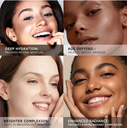 Vitamin C Anti-Wrinkle Serum Fades dark spots Evens skin tone Reduces fine lines 60ml non greasy Fast absorbing facial serum