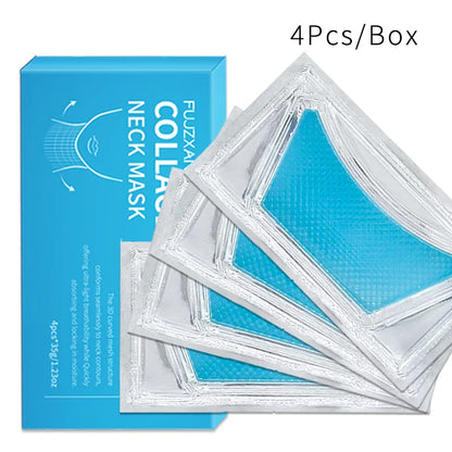 Collagen Neck Mask: Firm, Brighten &amp; Hydrate. Anti-Aging, Tighten, Nourish, Smooth Wrinkles. Deep Moisturize for Youthful Neck S