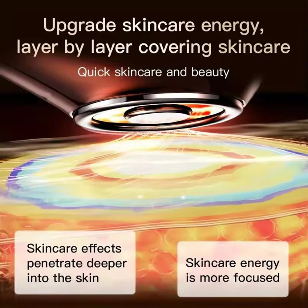 Skin Tightening Face Machine, Facial Massager Light Therapy for Face Microcurrent Facial Device Home Use Anti-Aging Device