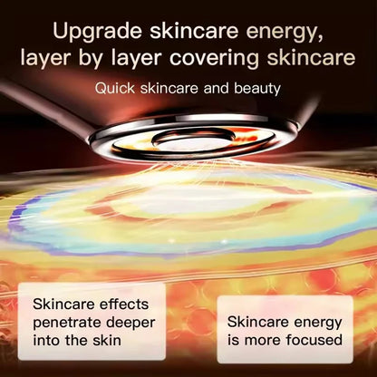 Skin Tightening Face Machine, Facial Massager Light Therapy for Face Microcurrent Facial Device Home Use Anti-Aging Device