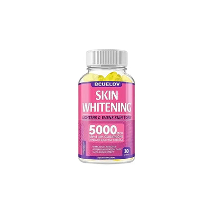 Skin Whitening with L-Glutathione 5000mcg Dark Spot Brightening, Anti-Aging, Antioxidant Capsules