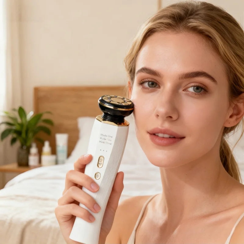 Facial and neck massage skin care auxiliary tool beauty instrument, eye massager, USB charging beauty device, New Year&