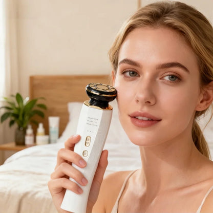 Facial and neck massage skin care auxiliary tool beauty instrument, eye massager, USB charging beauty device, New Year&