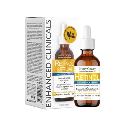 Vitamin C Anti-Wrinkle Serum Fades dark spots Evens skin tone Reduces fine lines 60ml non greasy Fast absorbing facial serum