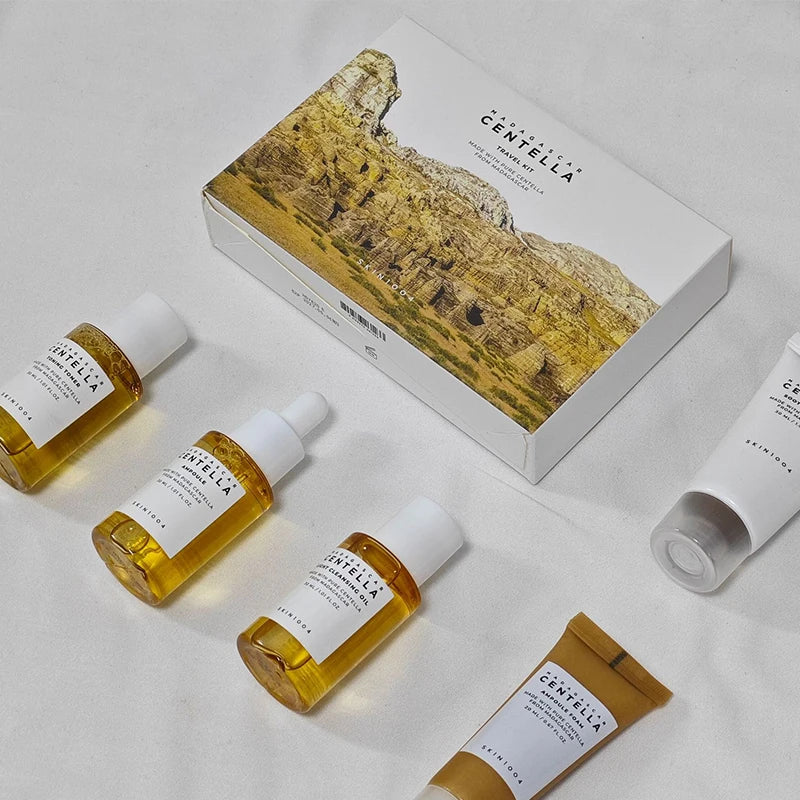 Centella Travel Travel Kit Toner Ampoule Soothing Cream Cleansing Oil Ampoule Foam Skincare Box Gift Sets Mothers Day Gifts