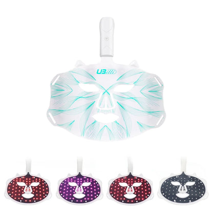 LED Photon Beauty Infrared Mask Instrument USB Electronic Mask Rejuvenation Lightens Fine Lines Brighten Skin Tone Repair Skin