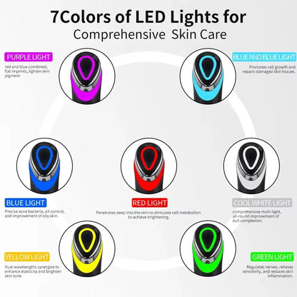 7-Color LED Facial Lifting Wand – Ager Booster Pro