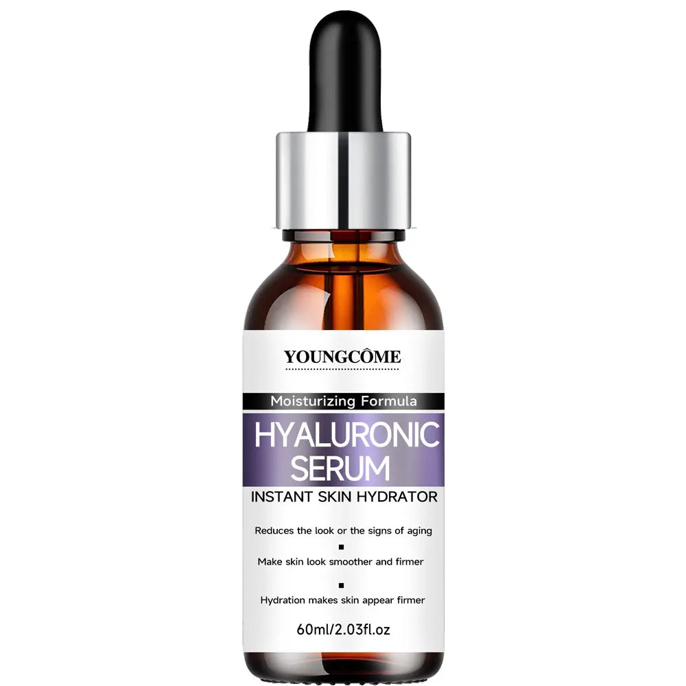 Hyaluronic Acid Face Serum Instant Hydration Moisturizer for Smooth Plump Skin - Brighten skin Daily Skincare Essence 40/60ML