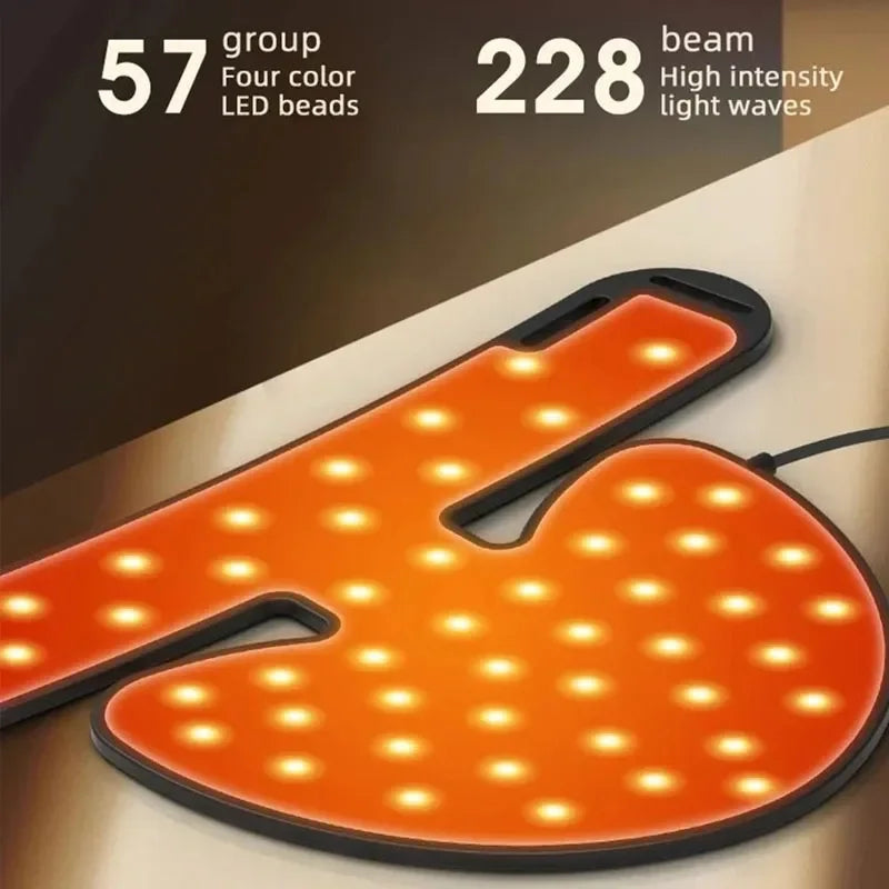 2025 Neck LED Lift Mask Photon Anti-Wrinkle Skin Tightening Neck Beauty Device Skin Brighten Rejuvenation Neck Wrinkle Remover