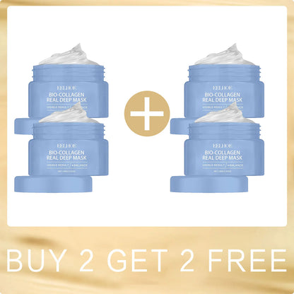 EELHOE Bio Collagen Face Mask Peel off Moisturizing Facial Nicotinamide Smooth Face Skin Deep Cleansing Blackhead Peel off Mask