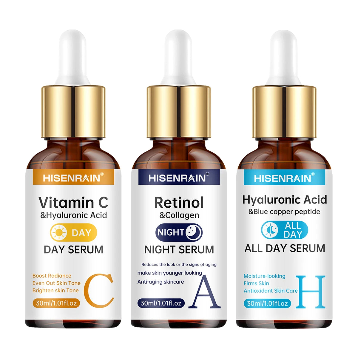 Vitamin C Retinol Hyaluronic Acid Serum Duo