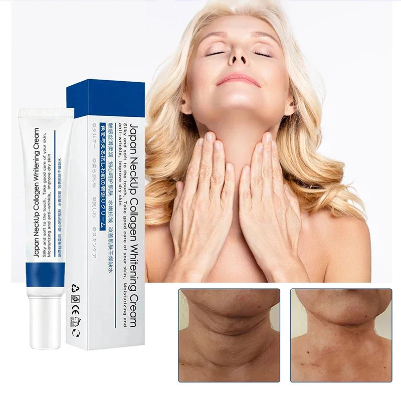 Neck Lines Protein Cream Moisturis Nourish Lift Neck Eliminate Double Chin Eliminate Neck Fine Lines Anti-ageing Rejuvenation