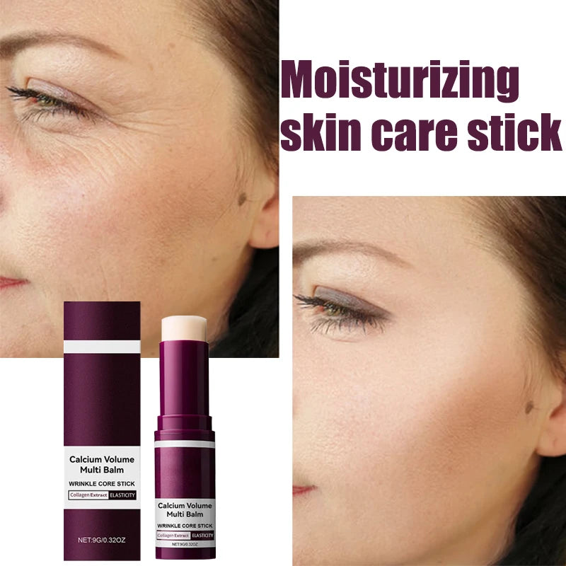 Wrinkle Bounce Moisturizing Multi Balm for Face Daily Face Moisturizer Stick All-in-One Multi Balm Hydrating Lip Eye Neck Cream