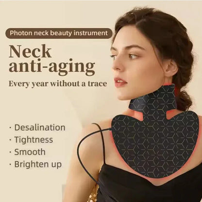 2025 Neck LED Lift Mask Photon Anti-Wrinkle Skin Tightening Neck Beauty Device Skin Brighten Rejuvenation Neck Wrinkle Remover
