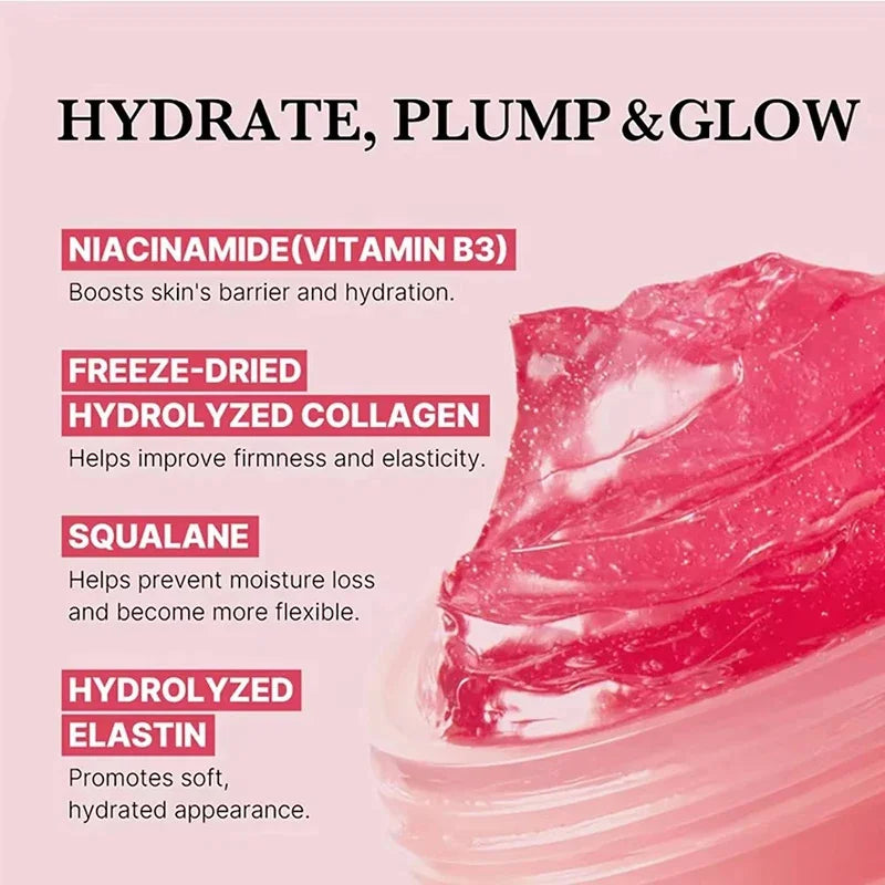 24h Glow &amp; Lifted Collagen Jelly Cream Niacinamide And Hydrolyzed Collagen Strengthen The Skin Barrier And Moisturize The Skin