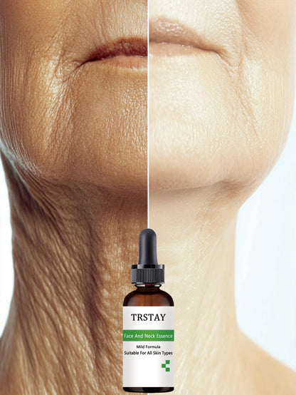 Moisturizing essence moisturizes the neck, evens the skin tone, and makes the skin look smoother