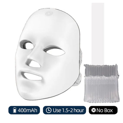 Facial LED Mask 7 Colors LED Face Mask LED Repair Skin Beauty Machine Wireless Use
