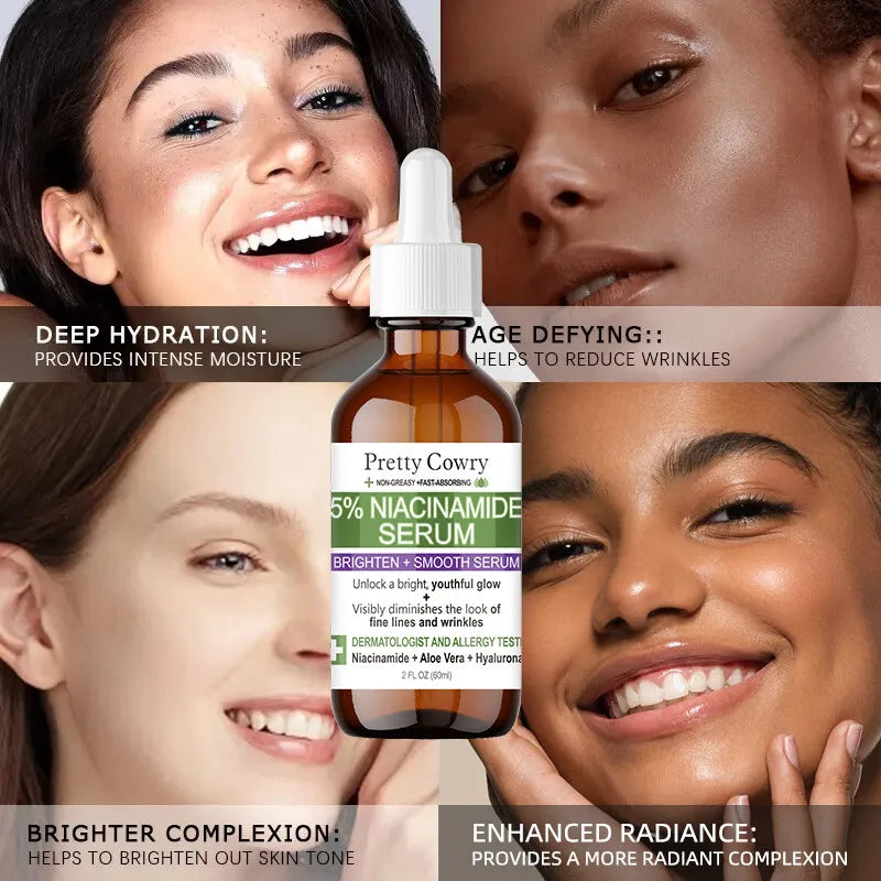 Vitamin C Anti-Wrinkle Serum Fades dark spots Evens skin tone Reduces fine lines 60ml non greasy Fast absorbing facial serum