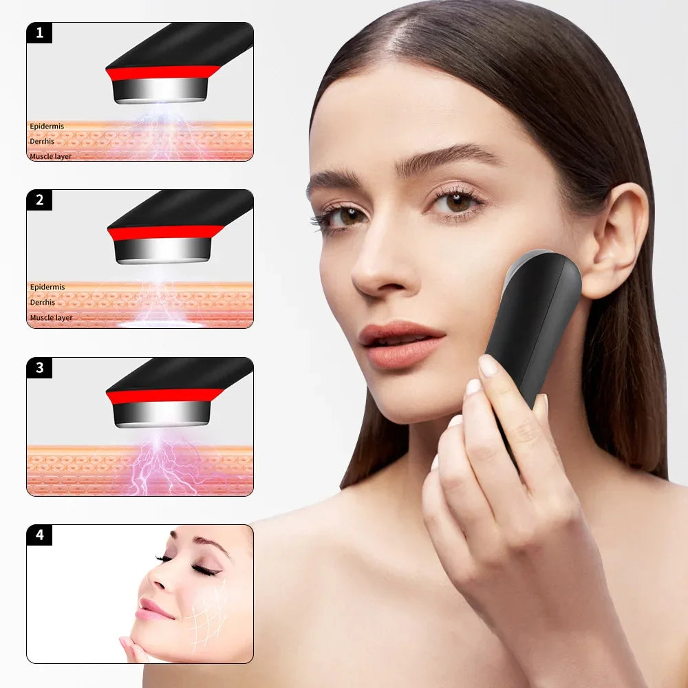 7-Color LED Facial Lifting Wand – Ager Booster Pro