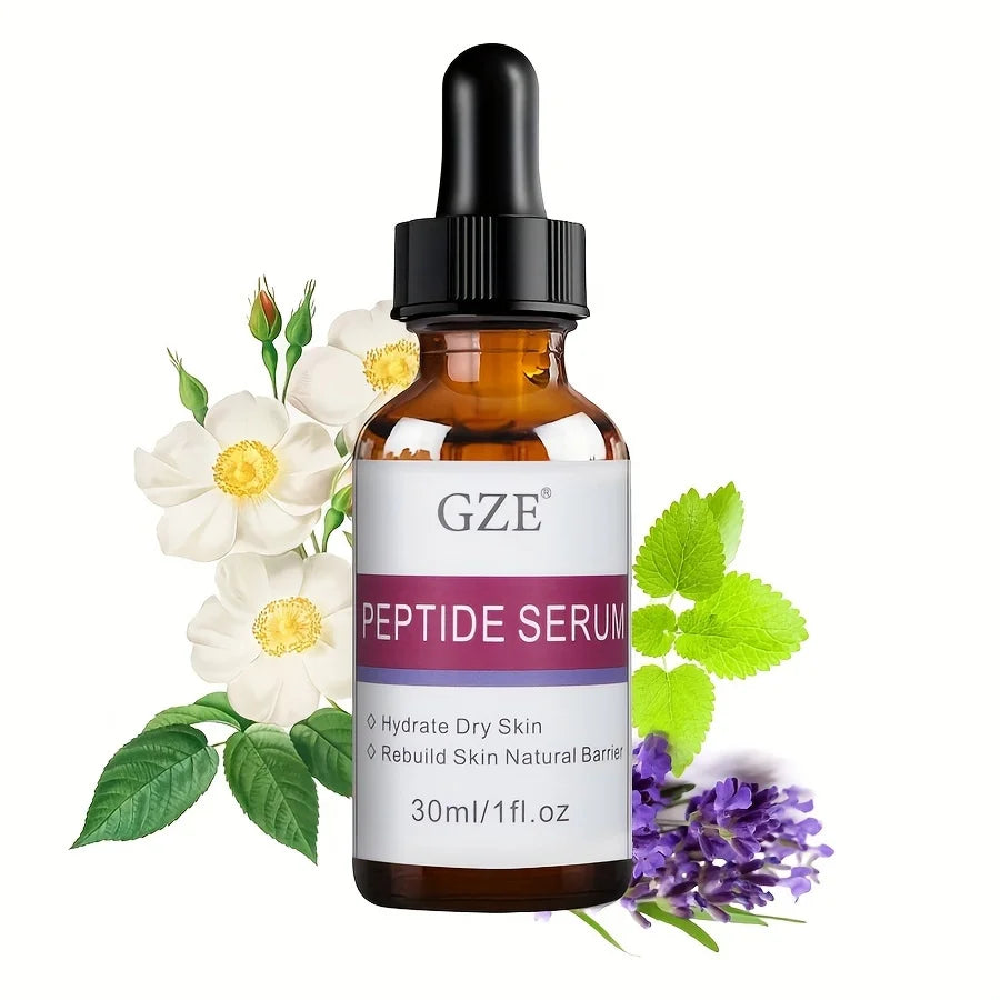 GZE Collagen Peptide Serum - MATRIXYL 3000 Serum Anti Aging Collagen Serum for Face, Reduces Fine Lines &amp; Wrinkles, Heals