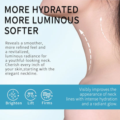 Collagen Neck Mask: Firm, Brighten &amp; Hydrate. Anti-Aging, Tighten, Nourish, Smooth Wrinkles. Deep Moisturize for Youthful Neck S