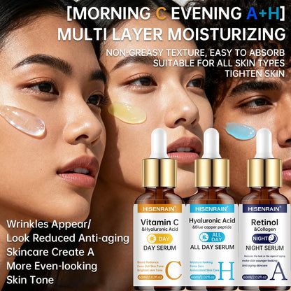 Vitamin C Retinol Hyaluronic Acid Serum Duo