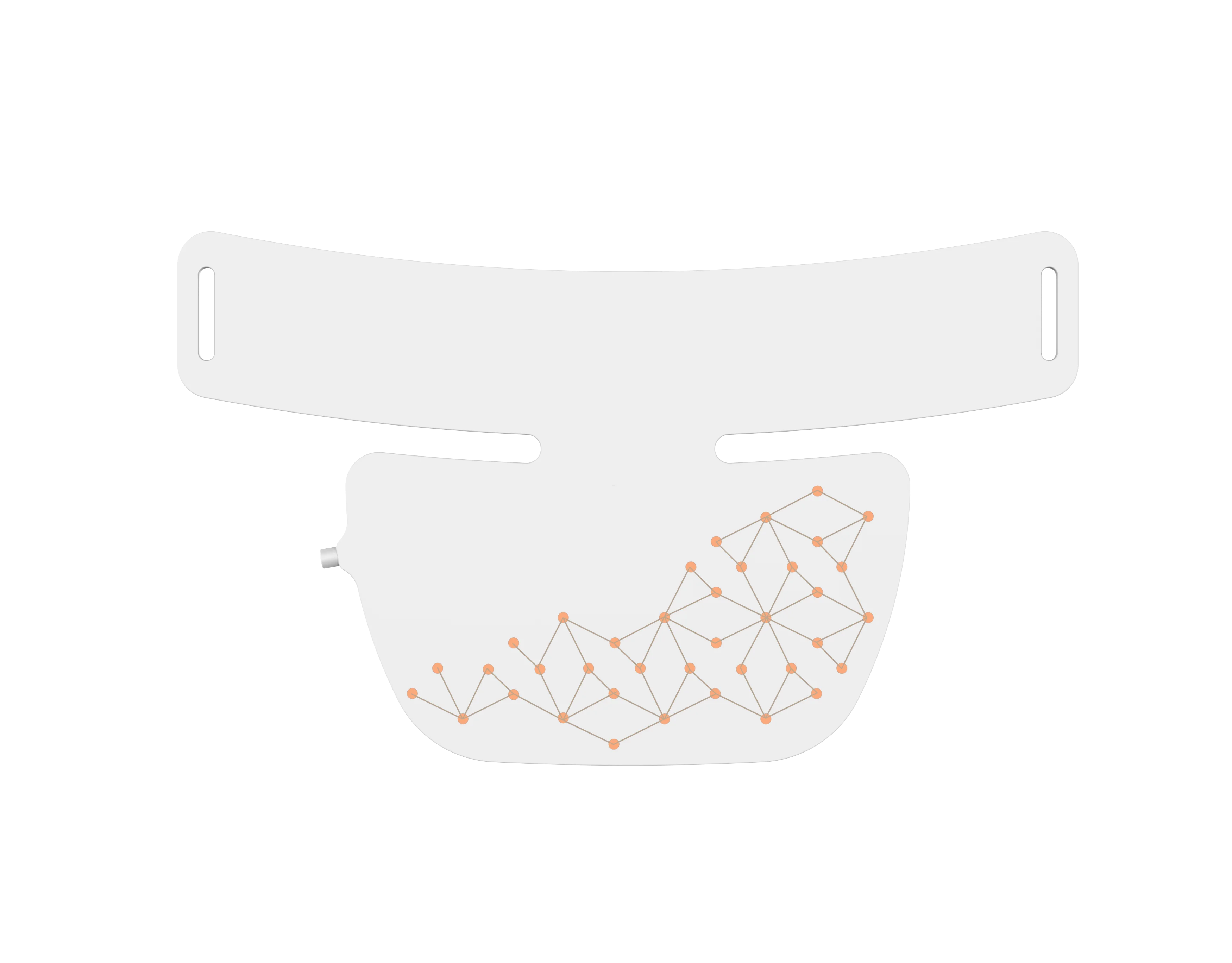 LED Neck Beauty Device，4 Light Therapy Modes, Skin Brightening &amp; Elasticity Boost， 360° Illumination, Easy to Use