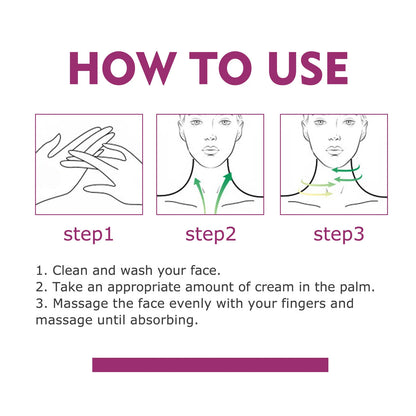 Neck Lines Protein Cream Collagen Eliminate Neck Fine Lines Anti-ageing Lift Rejuvenation Nourish Eliminate Double Chin SkinCare