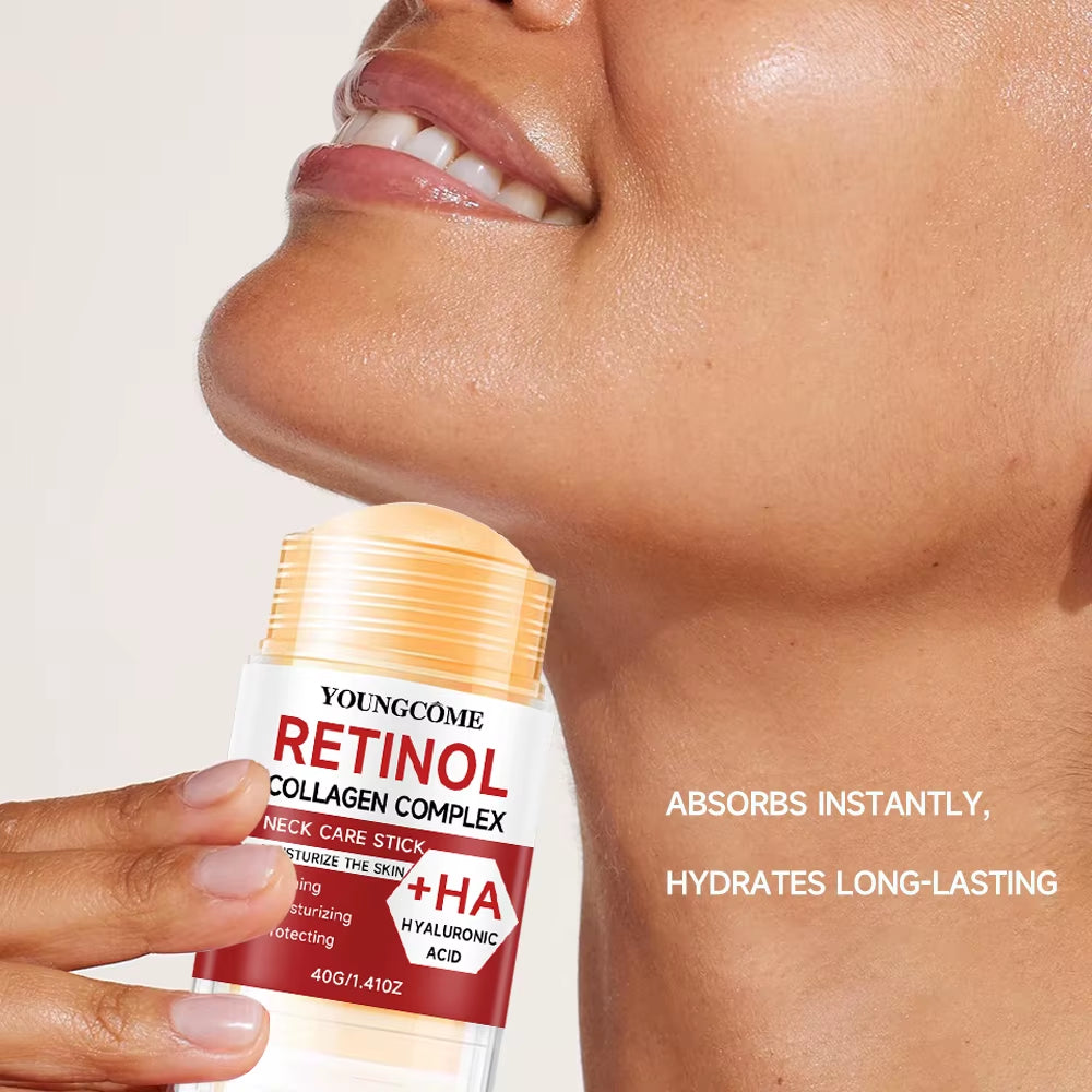 Retinol Face and Neck Treatment Bar with Firming Elasticity Improve Loose Skin Lotion Moisturizes and Brightens Skin Products