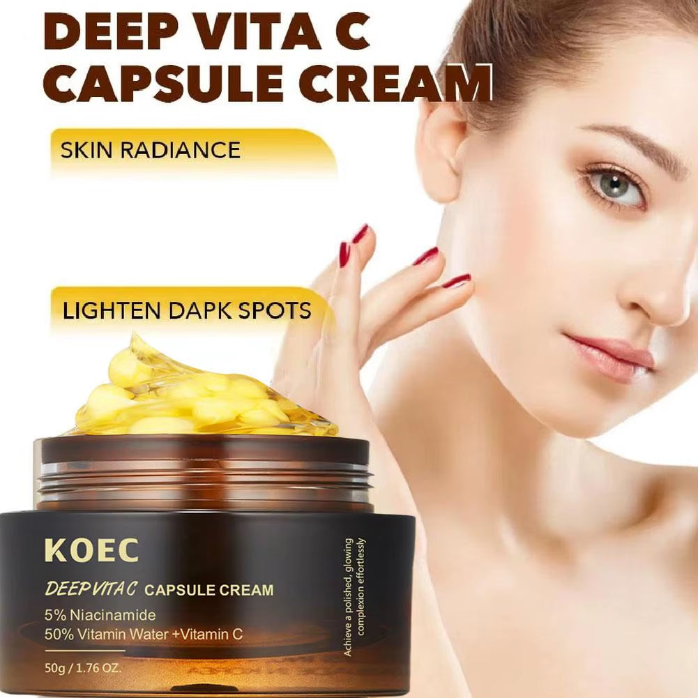 Revitalize Your Skin with PDRN Pink Collagen Capsule Cream - 5% Niacinamide &amp; VC for Brightening and Firming Effect!