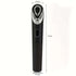 Age-R Booster Pro black anti-wrinkle facial massager device with ergonomic handle and silver detailing, compact design 17cm long