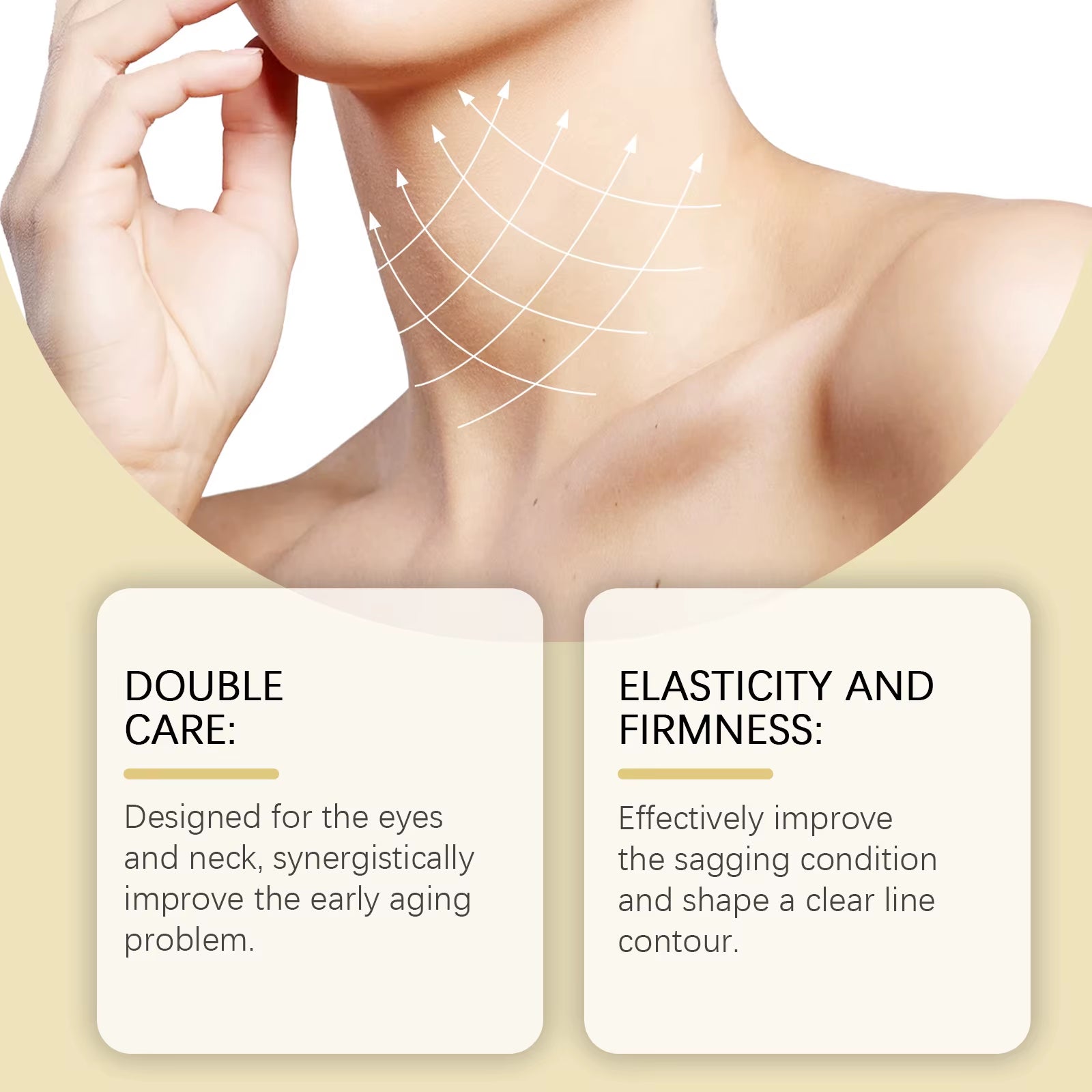 Revitalize Your Skin with AH-8 Firming Neck Cream and Electric Eye Moisturizer - Anti-Aging, Wrinkle Reduction, and Enhanced Elasticity!