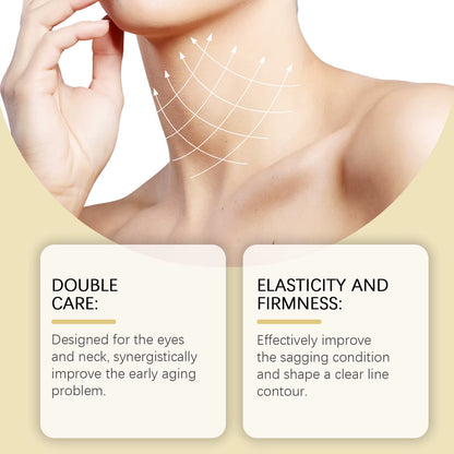 Revitalize Your Skin with AH-8 Firming Neck Cream and Electric Eye Moisturizer - Anti-Aging, Wrinkle Reduction, and Enhanced Elasticity!