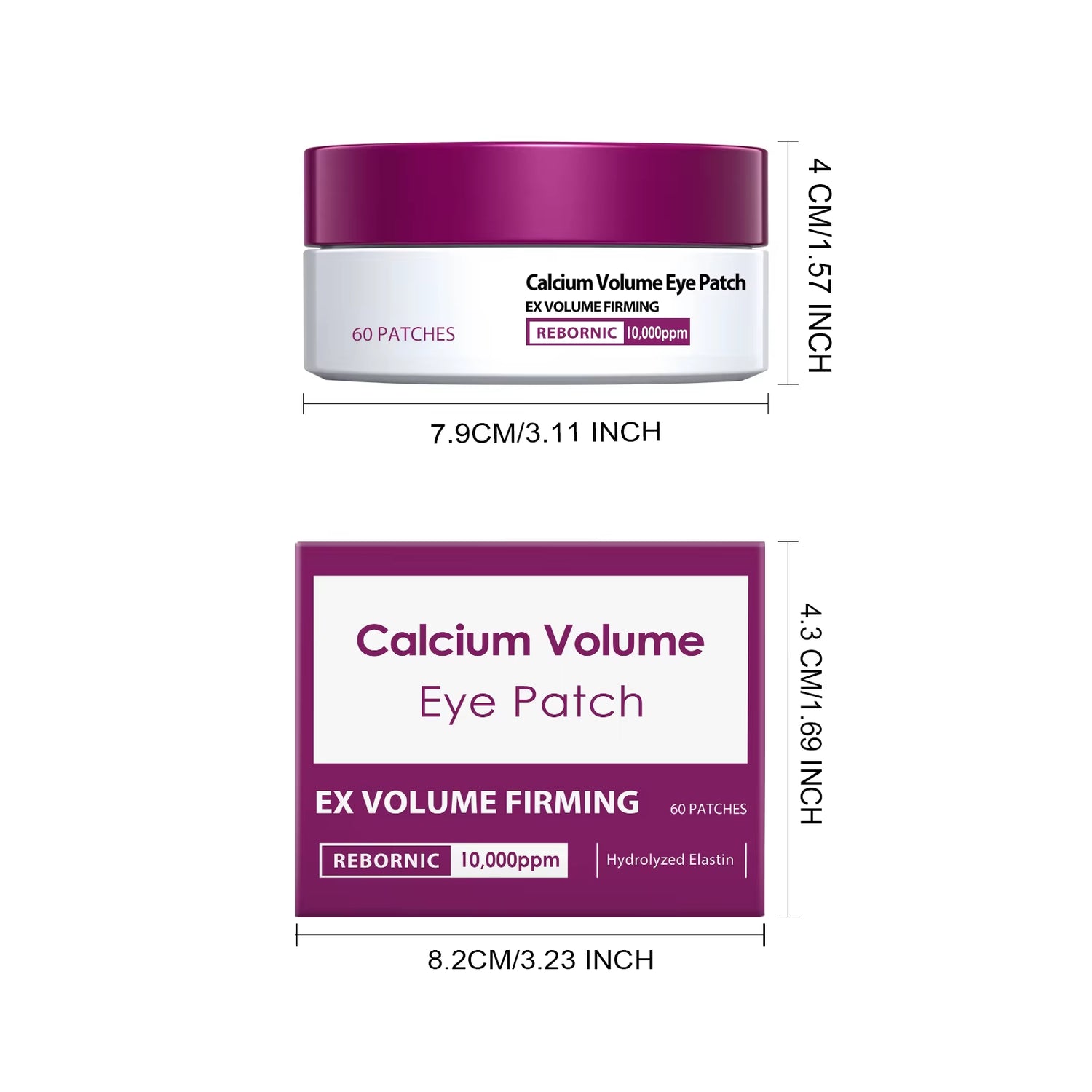 Revitalize Your Skin with the Calcium Skincare Set: Anti-Aging Serum, Eye Patches, and Multi Balm for Youthful Glow and Reduced Dark Circles