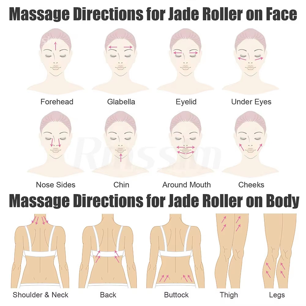 Revitalize Your Skin with the New Electric Vibrating Jade Roller Massager - Slimming Face Lifting Rose Quartz 3D Facial Tool