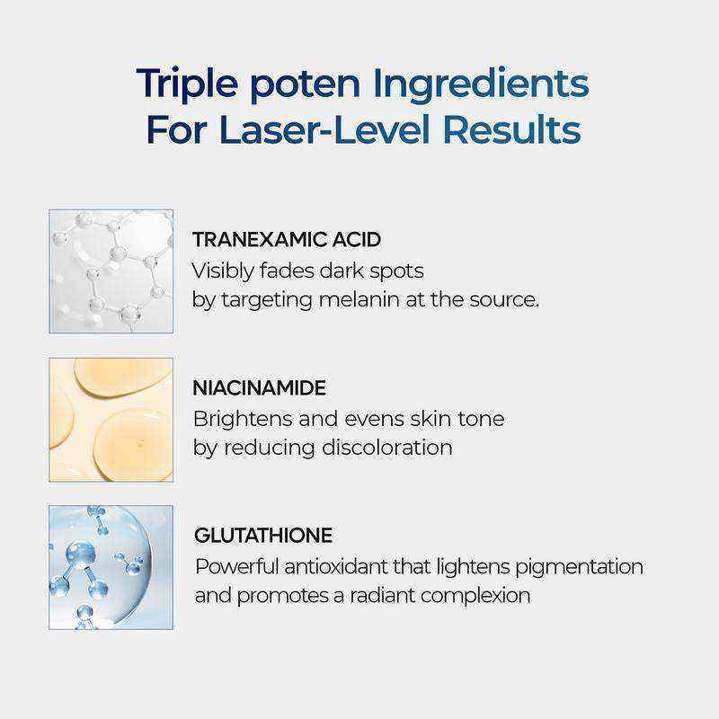 Brightening Nourishing Cream shown as the cream step in a skincare routine, with daily face application instructions